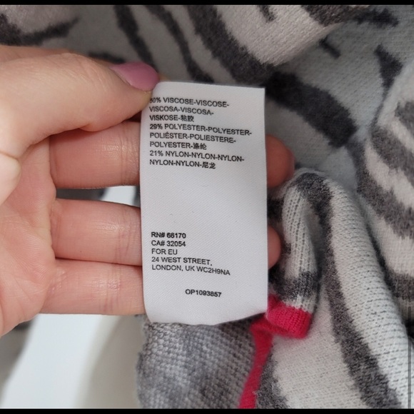 Anthropologie Lizzie Zebra Print Sweater 1X - Picture 6 of 7